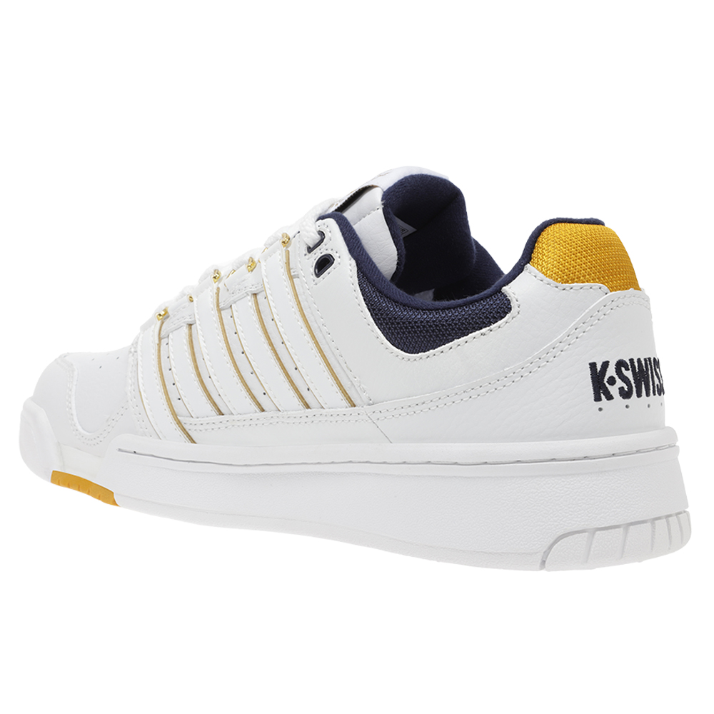 Foto 4 pulgar | Tenis K-swiss G-staad Gold Para Hombre Color Blanco / Amarillo