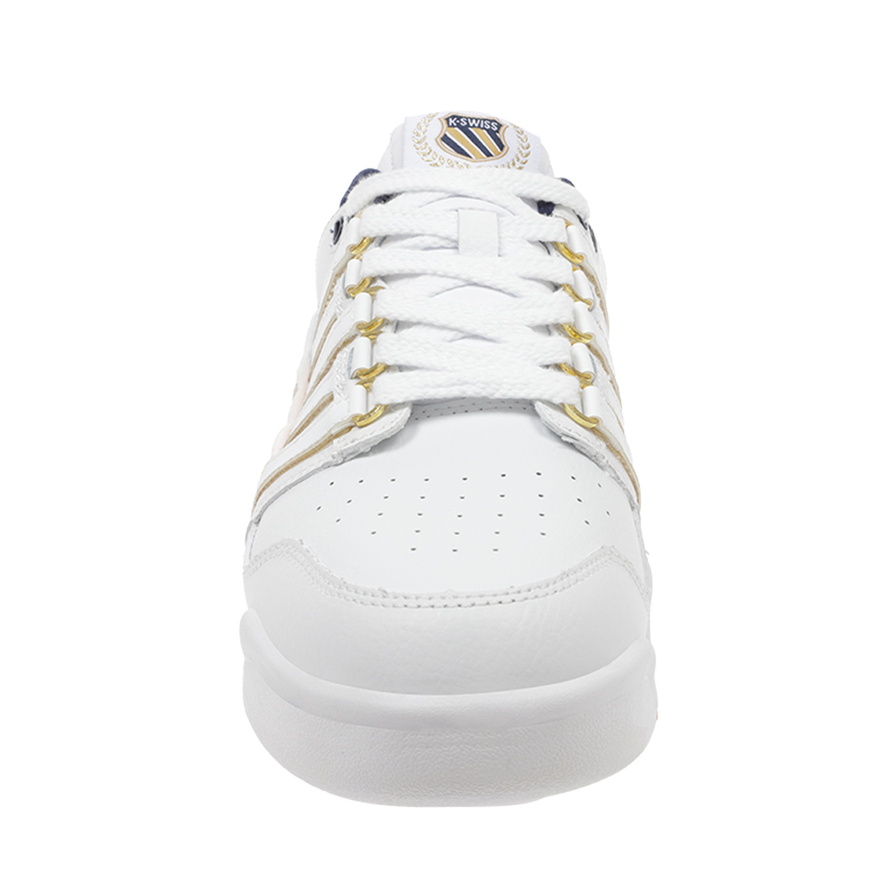 Foto 7 pulgar | Tenis K-swiss G-staad Gold Para Hombre Color Blanco / Amarillo