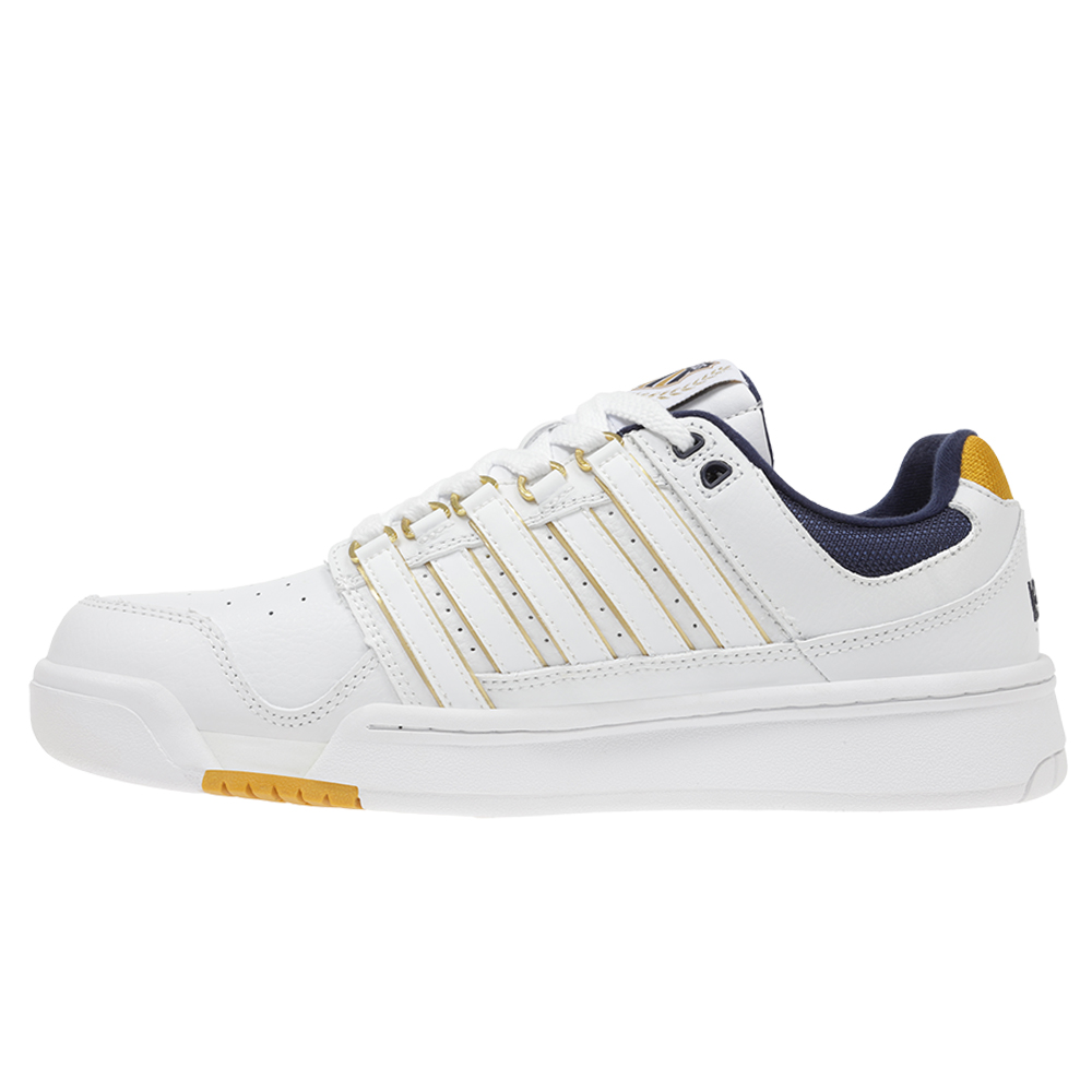 Foto 9 pulgar | Tenis K-swiss G-staad Gold Para Hombre Color Blanco / Amarillo