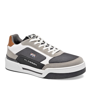 Foto 1 | Tenis Urbanos Clasben Grises con Blanco para Hombre