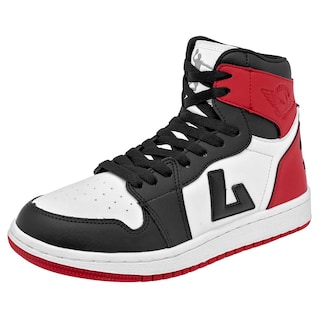 Foto 1 | Tenis Urbanos Apoort Blancos con Rojo y Negro para Hombre