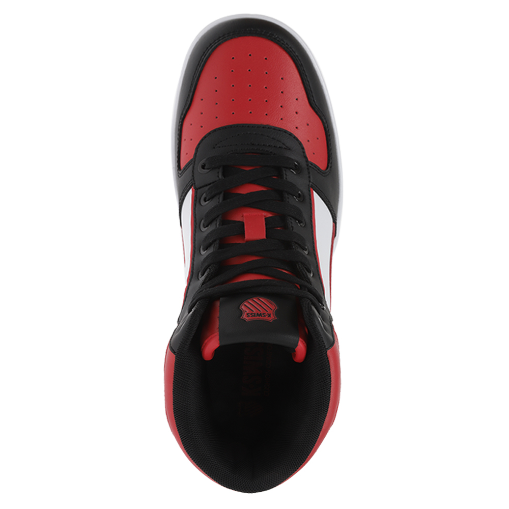Foto 6 pulgar | Tenis K-swiss Stadium Para Hombre Color Negro / Rojo