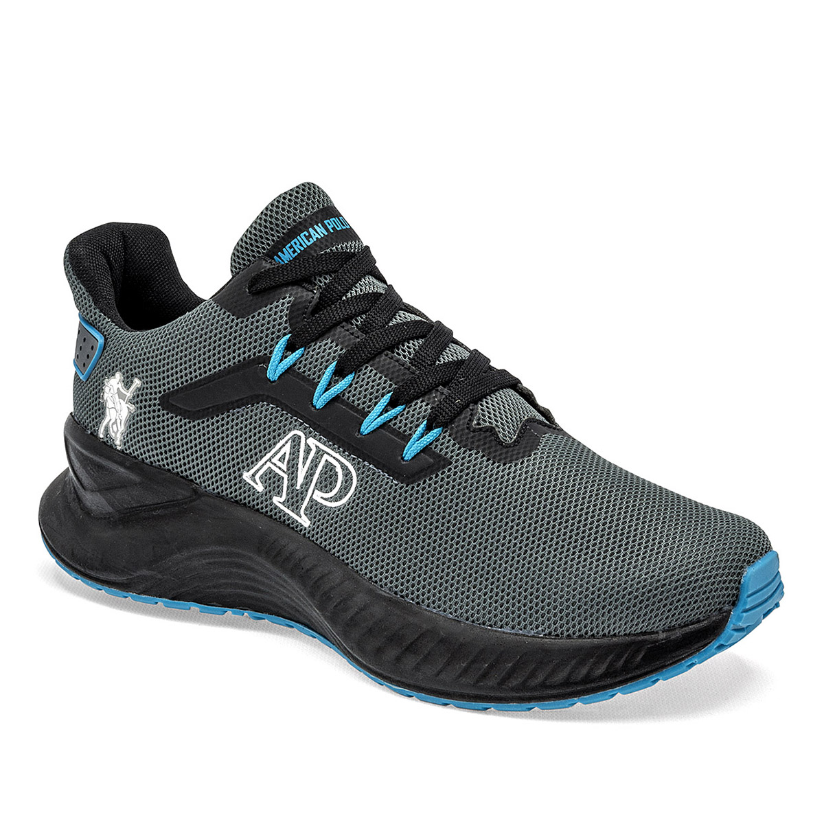 Tenis Deportivos American Polo Grises para Hombre