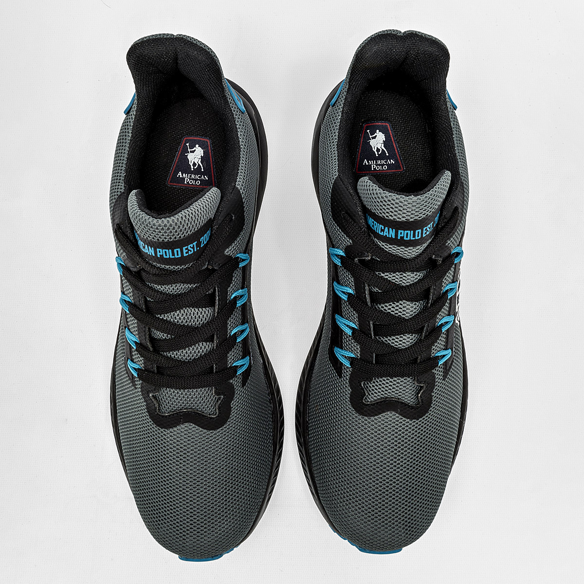 Foto 4 pulgar | Tenis Deportivos American Polo Grises para Hombre