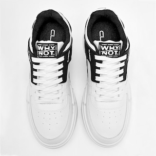 Foto 3 | Tenis Urbanos Clasben Blanco con Negro para Hombre