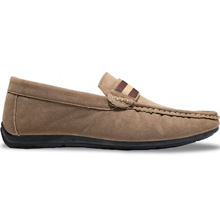 Foto 2 | Mocasines Formales De Gamuza Zapatos De Vestir Elegante