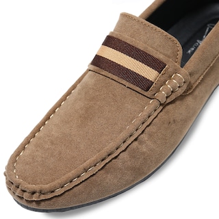 Foto 7 | Mocasines Formales De Gamuza Zapatos De Vestir Elegante