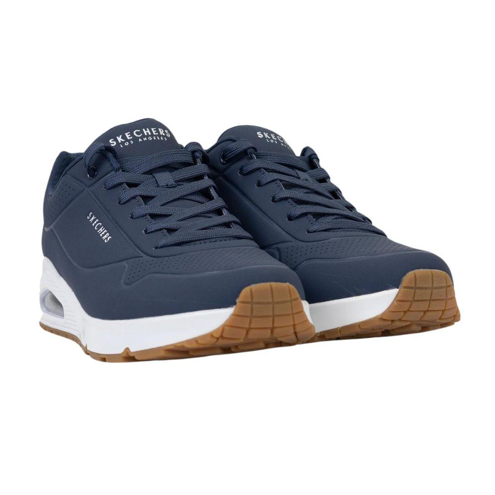 Foto 3 pulgar | Tenis Skechers Uno Navy Azul Marino para Hombre