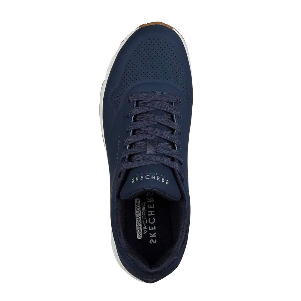 Foto 4 | Tenis Skechers Uno Navy Azul Marino para Hombre