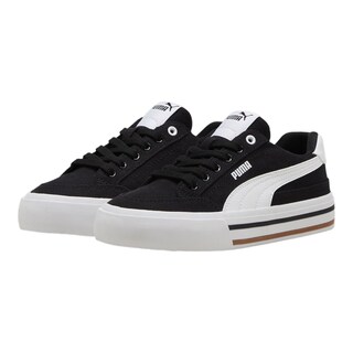 Foto 3 | Tenis Puma Court Classifc Vulc Fs Negros Unisex