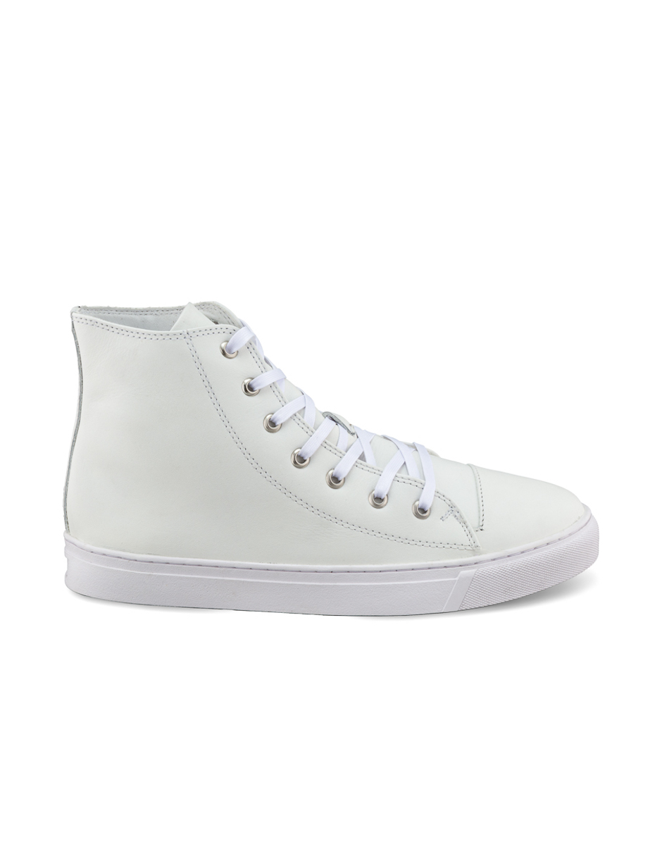 Foto 3 pulgar | Tenis de Piel Dasalo Blancos para Hombre