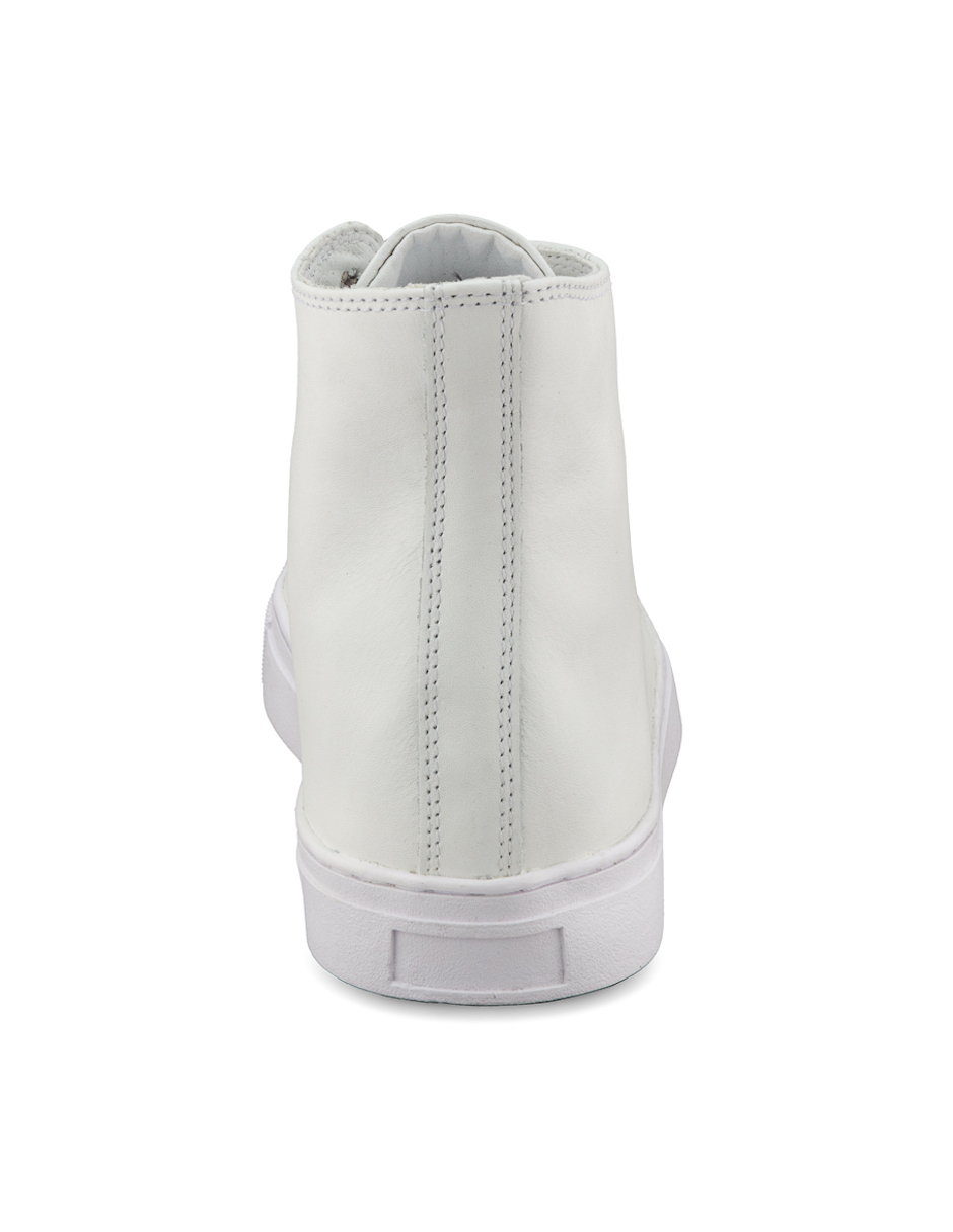 Foto 4 pulgar | Tenis de Piel Dasalo Blancos para Hombre