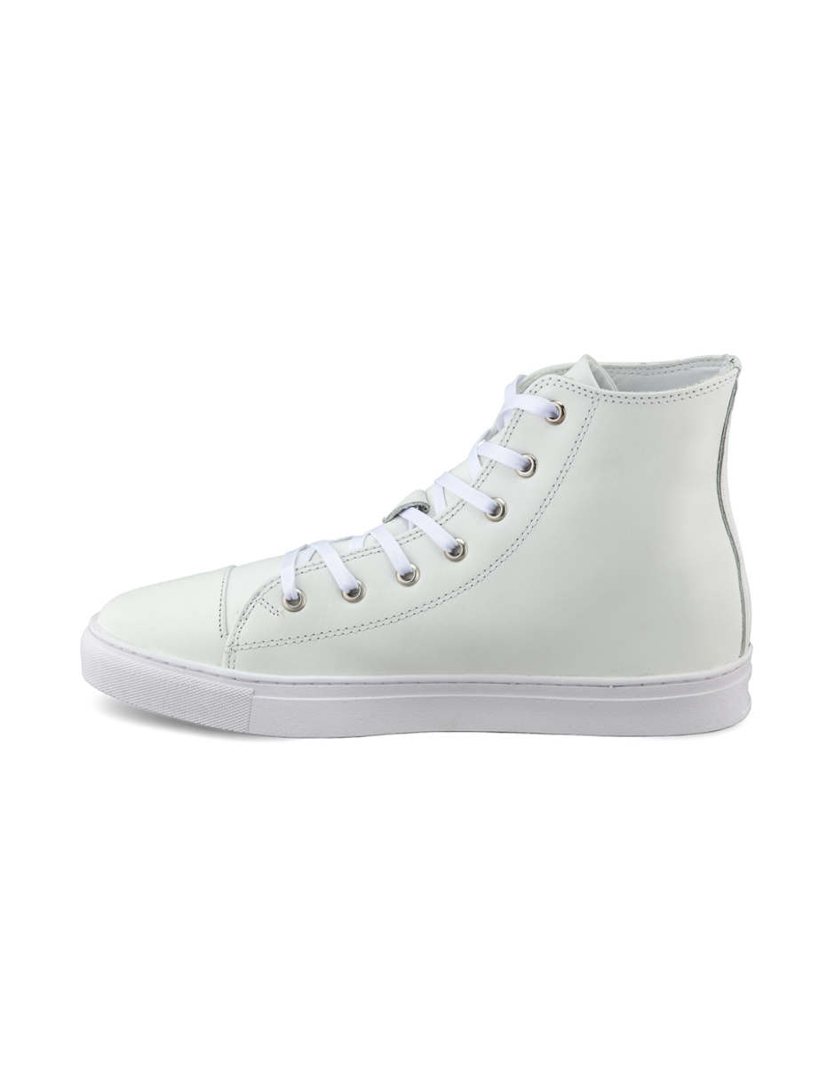 Foto 5 pulgar | Tenis de Piel Dasalo Blancos para Hombre