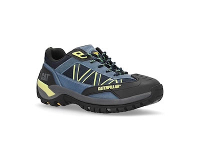Foto 1 | Tenis Caterpillar Azules con Negro de Piel para Hombre
