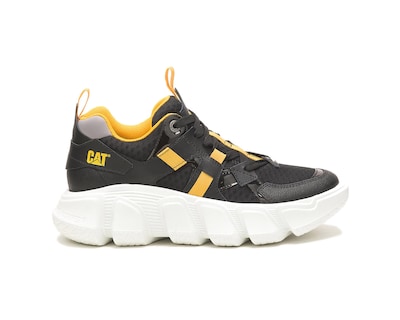 Foto 2 | Tenis Caterpillar Negro Gamuza para Hombre