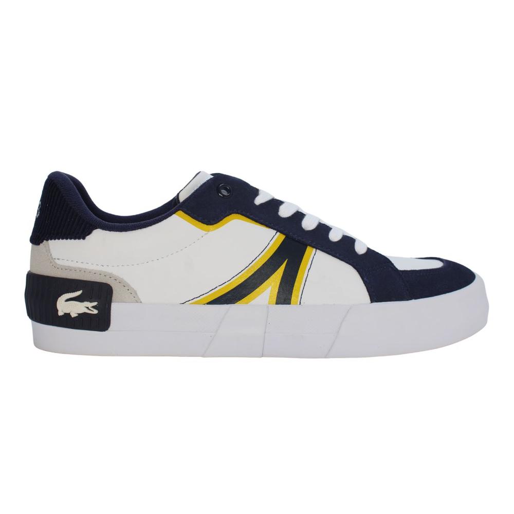 Foto 2 pulgar | Tenis Lacoste L004 White Navy Casual Azul para Hombre