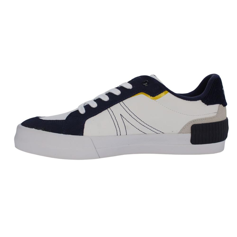 Foto 4 pulgar | Tenis Lacoste L004 White Navy Casual Azul para Hombre