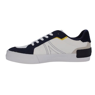 Foto 3 | Tenis Lacoste L004 White Navy Casual Azul para Hombre