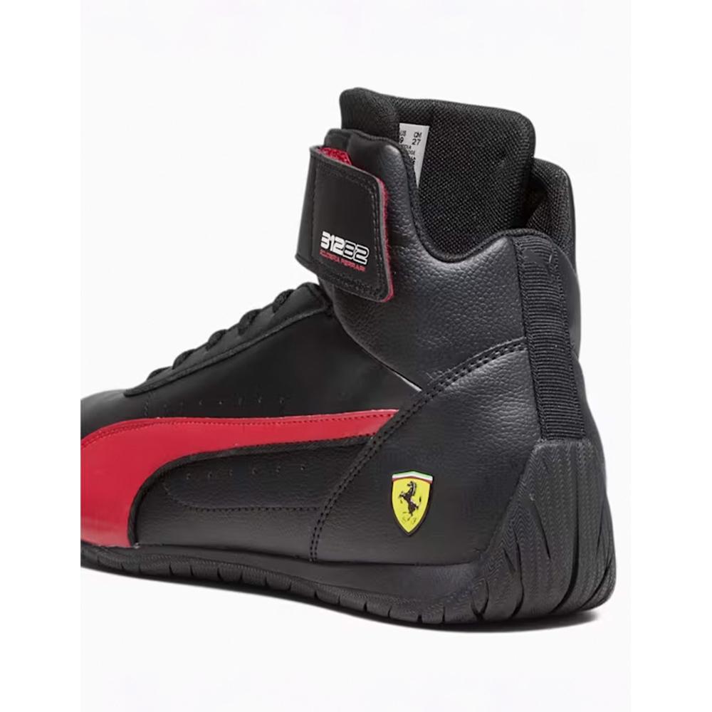 Foto 7 pulgar | Tenis Puma Ferrari Neo Cat Mid Negros Para Hombre