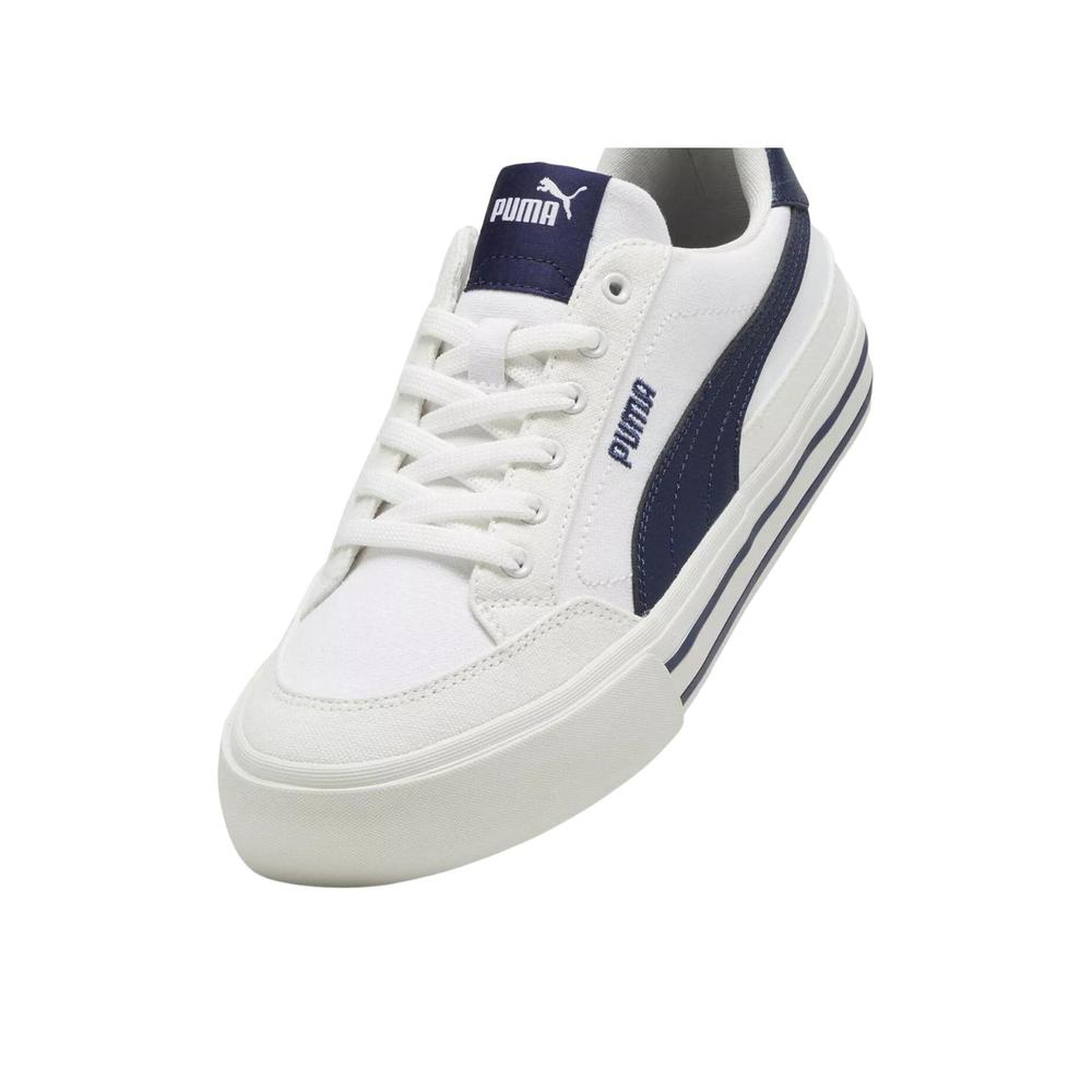 Foto 3 pulgar | Tenis Puma Court Classic Vulc Blancos para Hombre