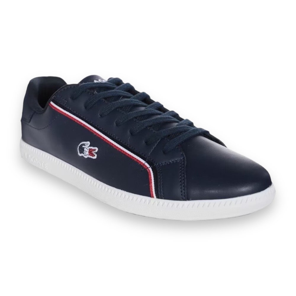 Shops lacoste tenis azul