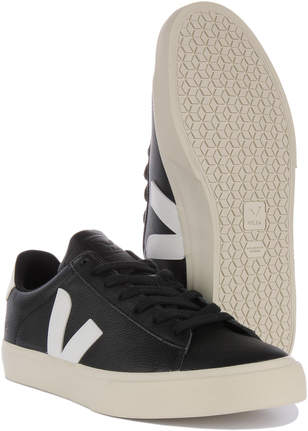 Foto 5 | Tenis Veja Campo Black Leather Chromefree para Hombre - Venta Internacional