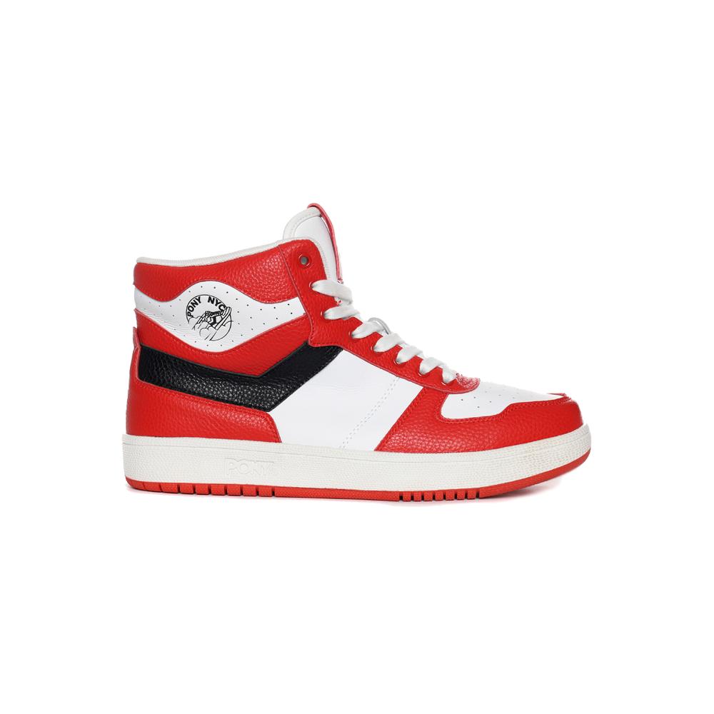 Tenis Pony City Wings Hi Sputnik 1986 Unisex Moda Clasico Retro Rojo