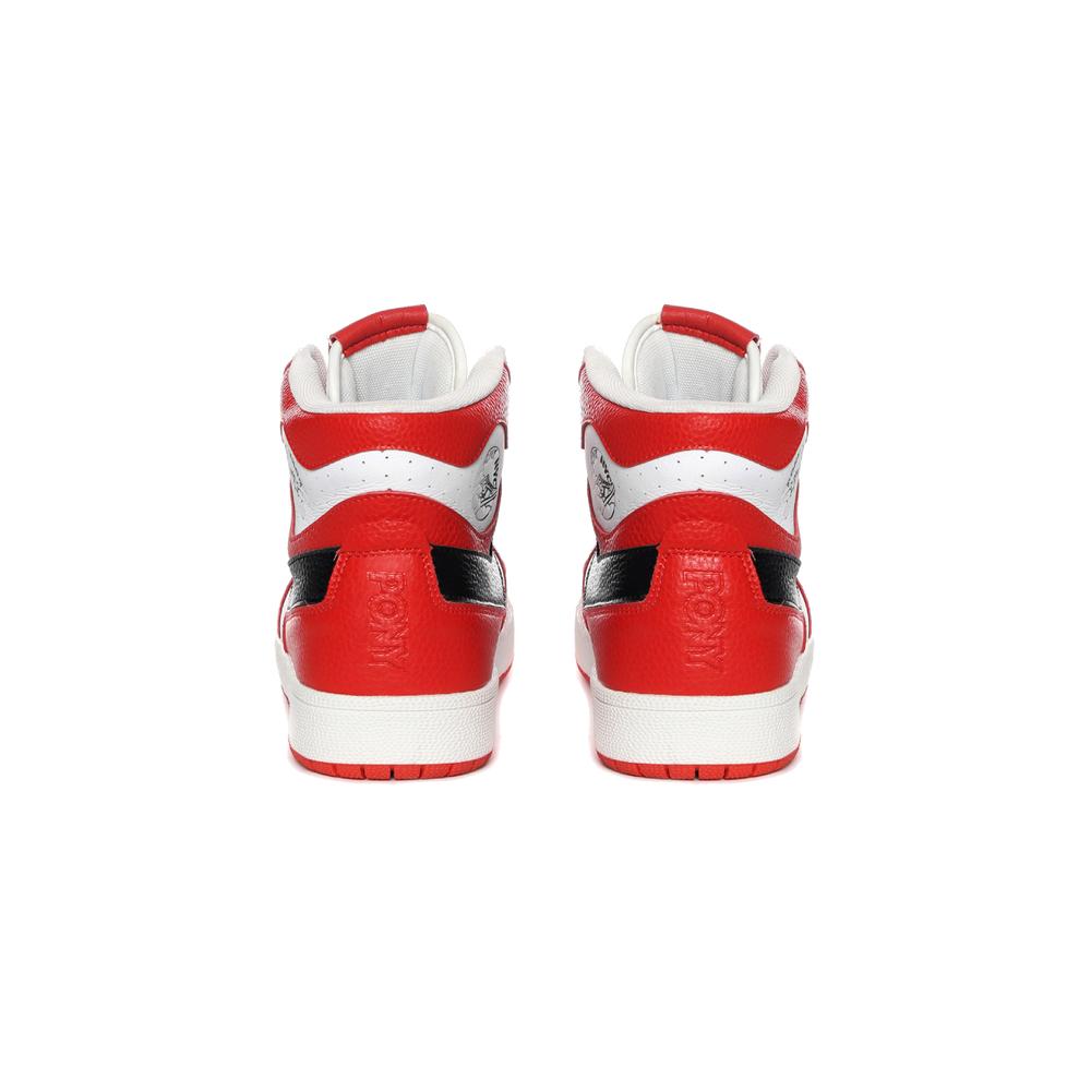 Foto 4 pulgar | Tenis Pony City Wings Hi Sputnik 1986 Unisex Moda Clasico Retro Rojo