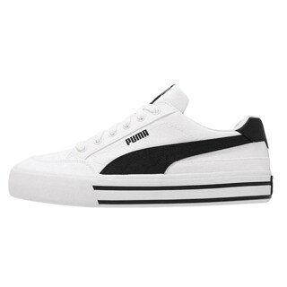 Foto 1 | Tenis Puma Court Classic Vulc Casual Juvenil Blanco para Hombre