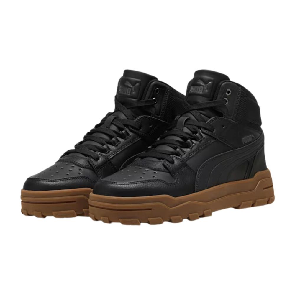 Foto 3 pulgar | Tenis Puma Rebound Abrupt Negro Unisex Casual Negro