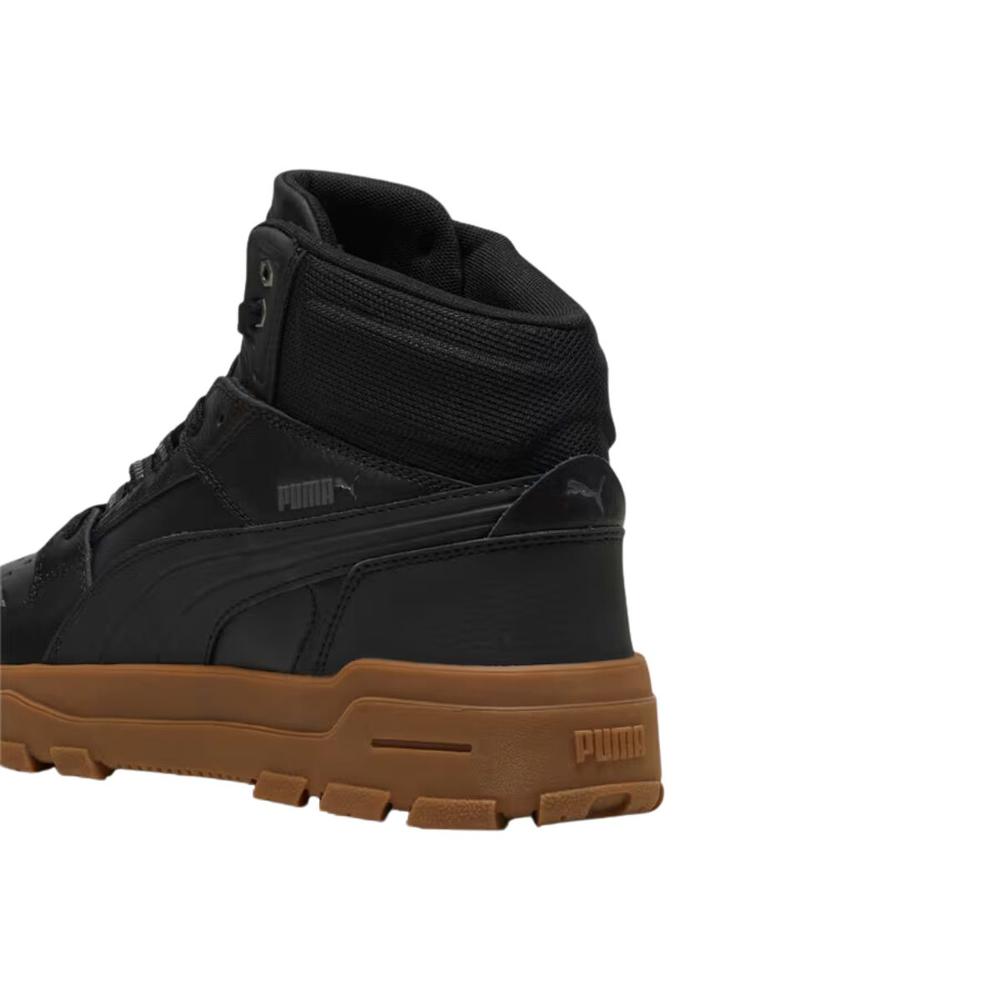 Foto 5 pulgar | Tenis Puma Rebound Abrupt Negro Unisex Casual Negro