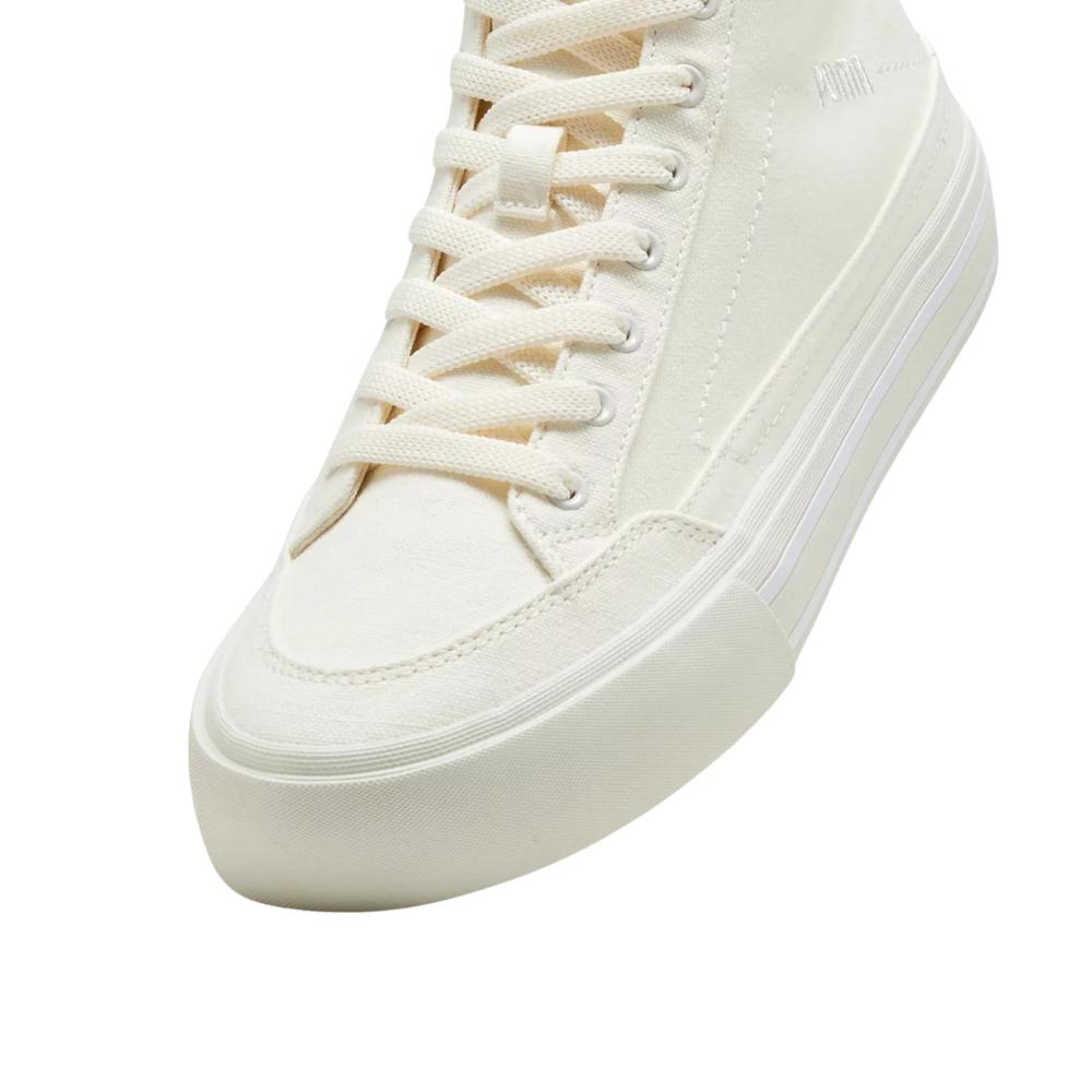 Foto 3 pulgar | Tenis Puma Court Classic Vulc Mid Casual Blanco Unisex