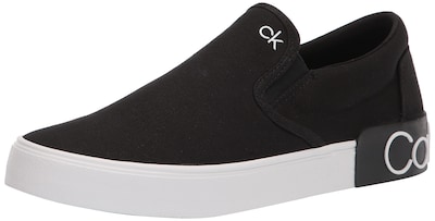 Foto 1 | Tenis Calvin Klein Ryor Lona Negra para Hombre - Venta Internacional