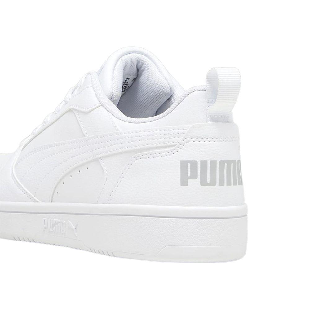 Foto 6 pulgar | Tenis Puma Rebound V6 Low Blancos para Hombre