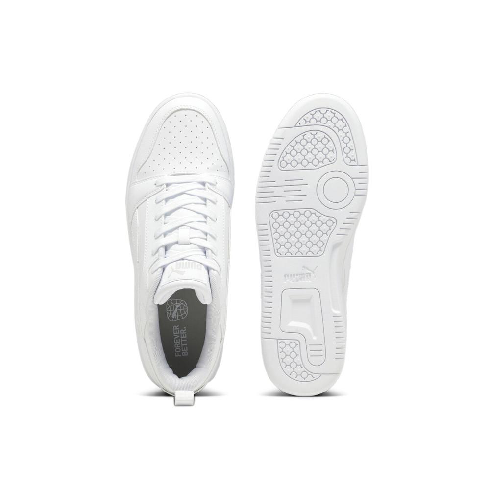 Foto 9 pulgar | Tenis Puma Rebound V6 Low Blancos para Hombre