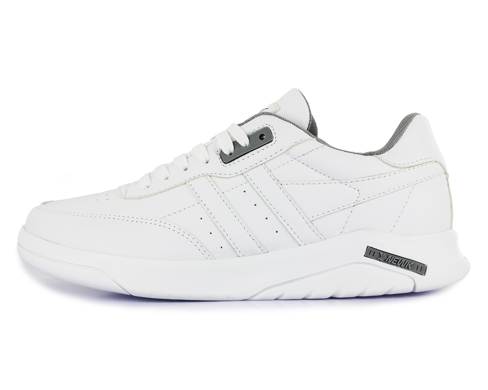 Foto 3 pulgar | Tenis Newk Línea Blandengue color Blanco con Gris para Hombre