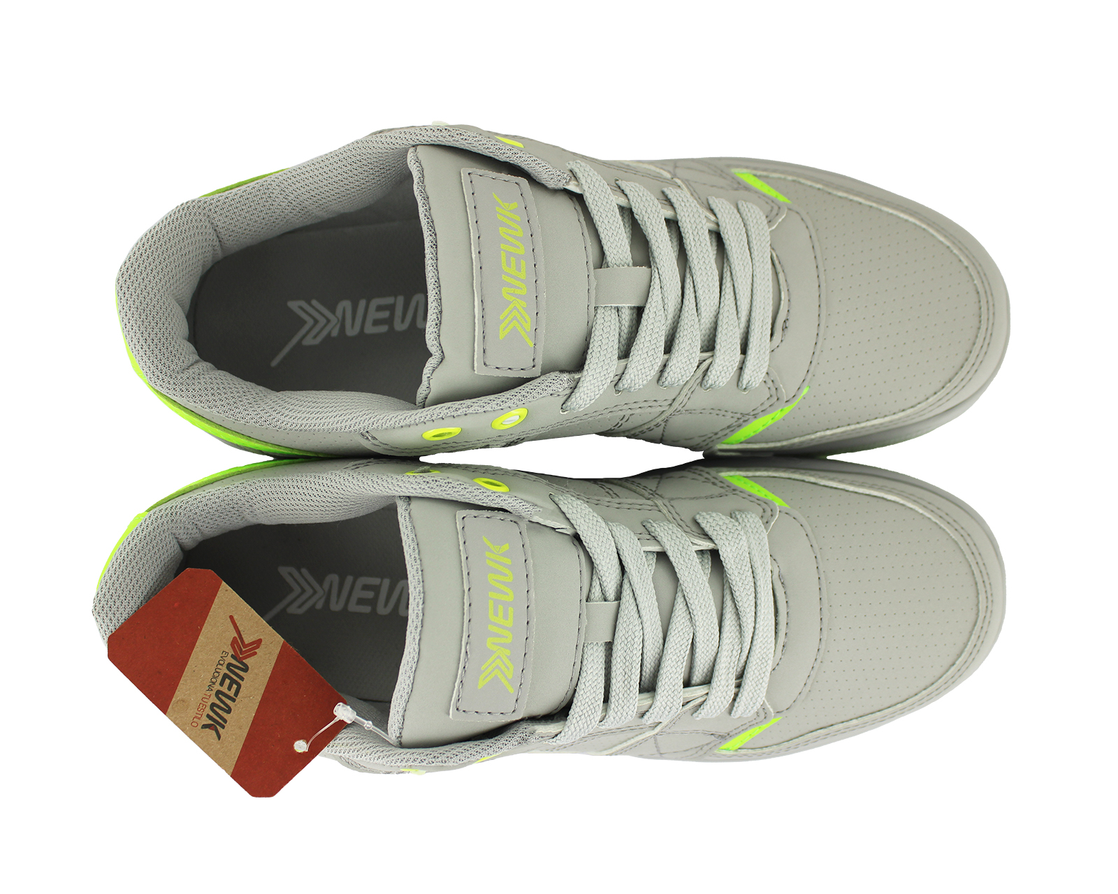 Foto 7 pulgar | Tenis Newk Unisex Linea Dudley Color Gris Verde