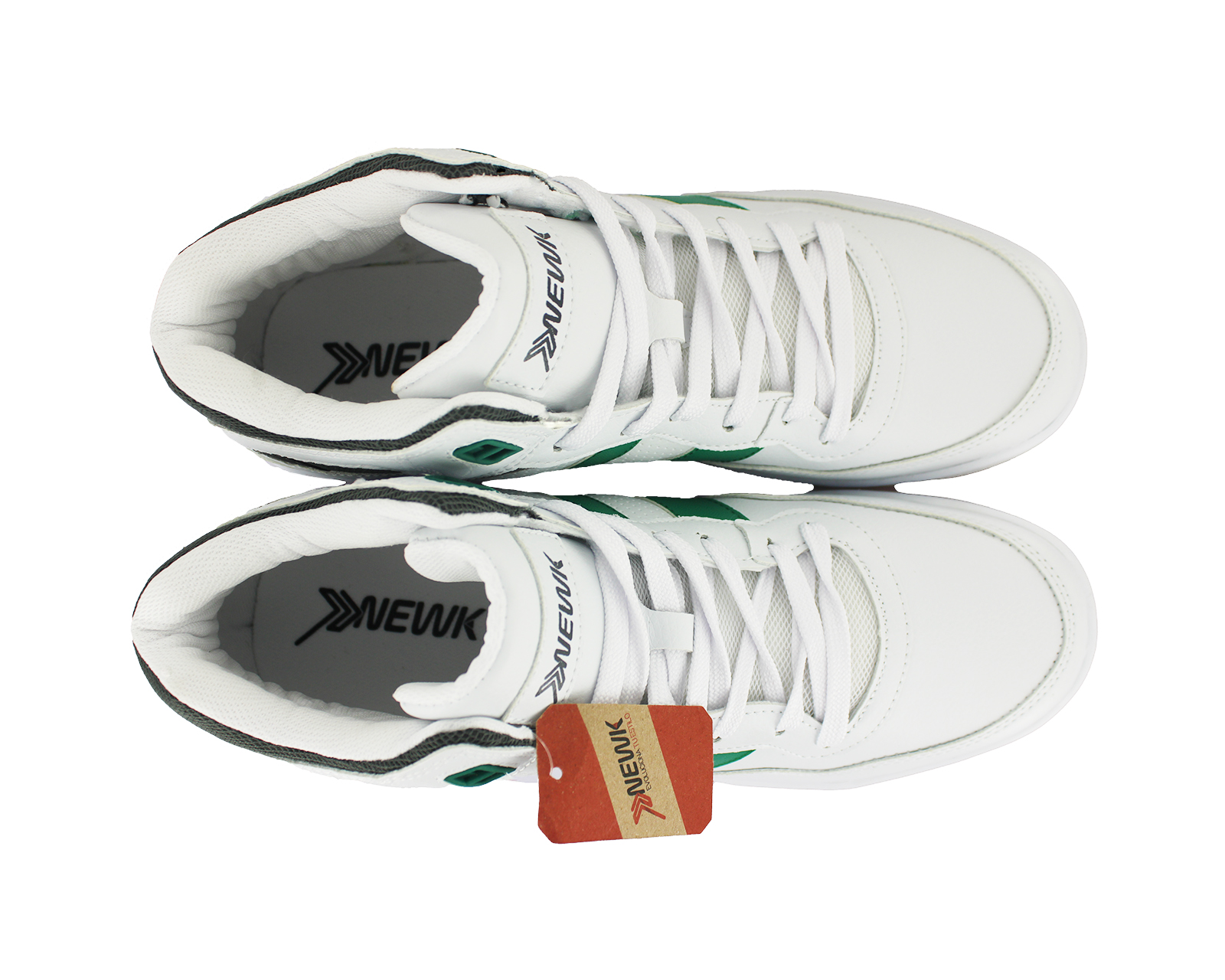 Foto 7 pulgar | Tenis Newk Hombre Linea Liderato Color Blanco Verde