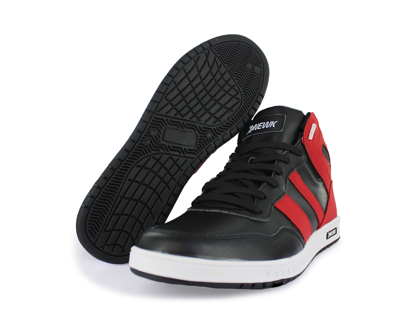 Foto 2 pulgar | Tenis Newk Hombre Linea Liderato Color Negro Rojo
