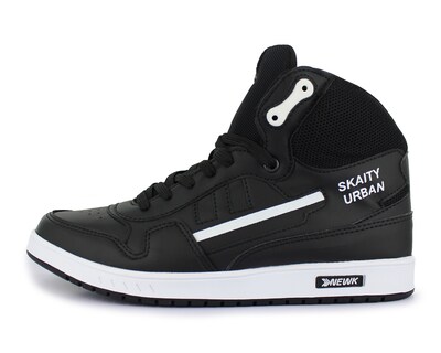 Foto 2 | Tenis Newk Unisex Linea Cronic Color Negro Blanco