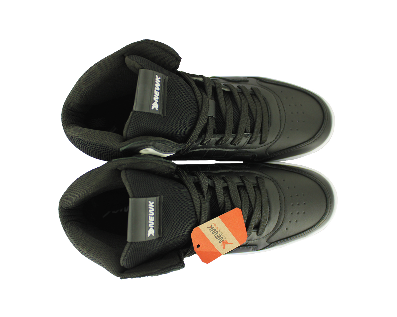 Foto 6 | Tenis Newk Unisex Linea Cronic Color Negro Blanco