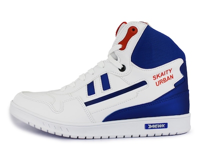 Foto 2 | Tenis Newk Unisex Linea Cronic Color Blanco Azul Naranja