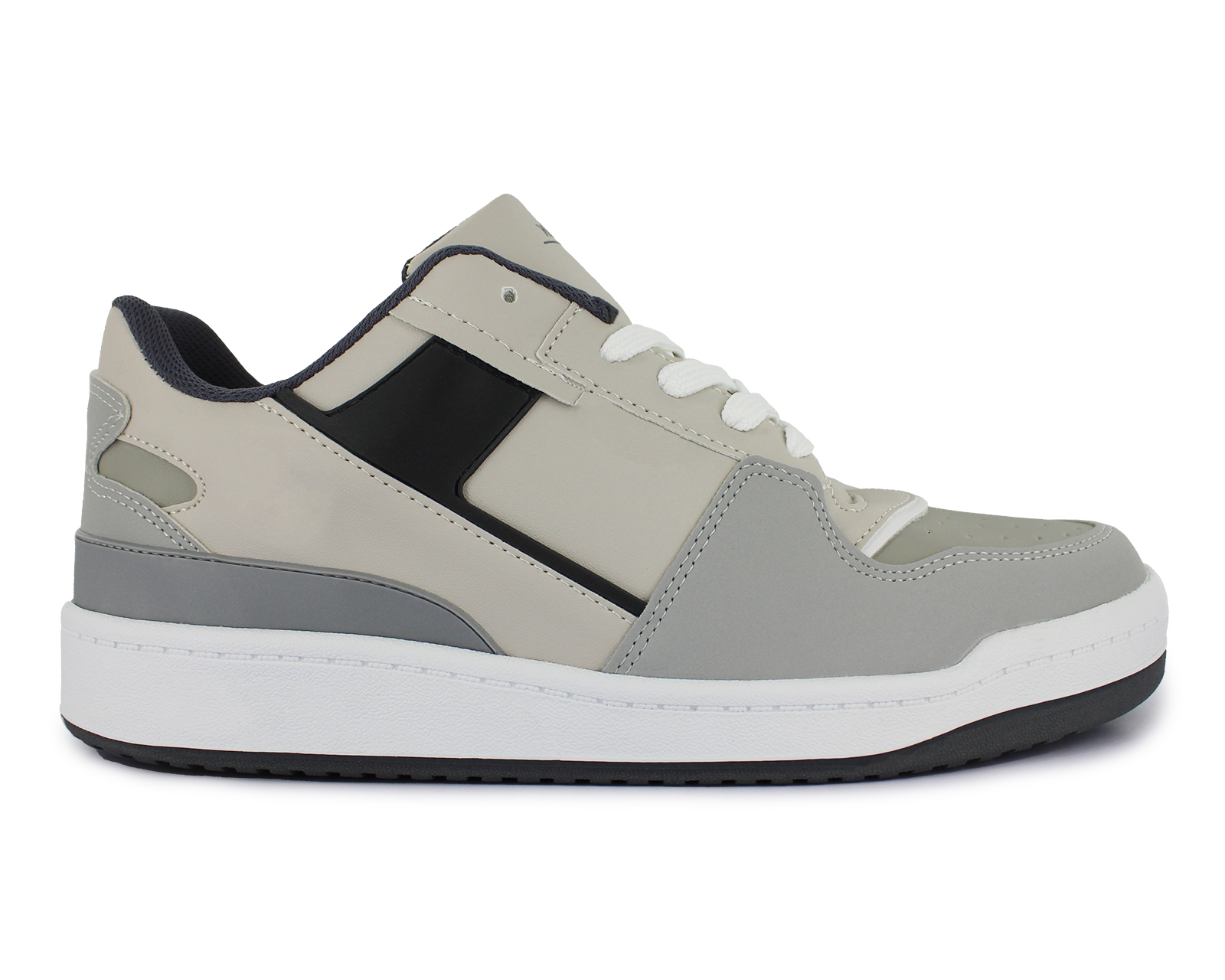 Foto 4 pulgar | Tenis Newk Unisex Linea Exhibit Color Gris Negro