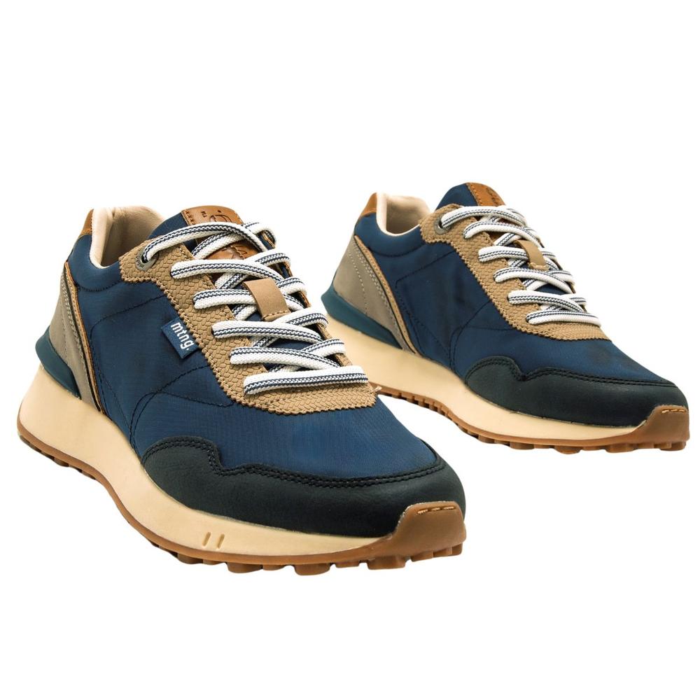 Foto 3 | Tenis Mustang Qamar Hombre Casual Azul