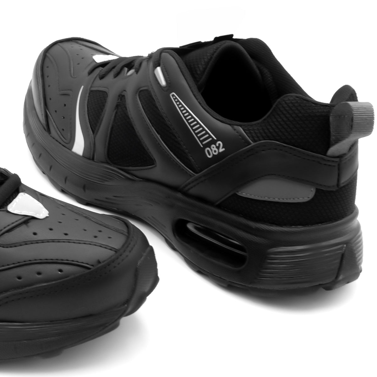 Foto 6 pulgar | Tenis Tipo Deportivo Rbcollection Negros Exterior Piel Sintética para Hombre