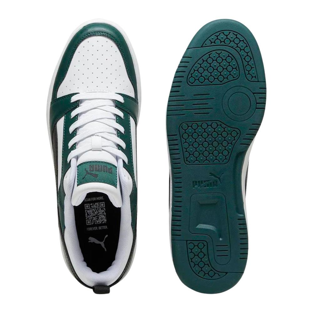 Foto 3 | Tenis Puma Rebound V6 Low Verde para Hombre