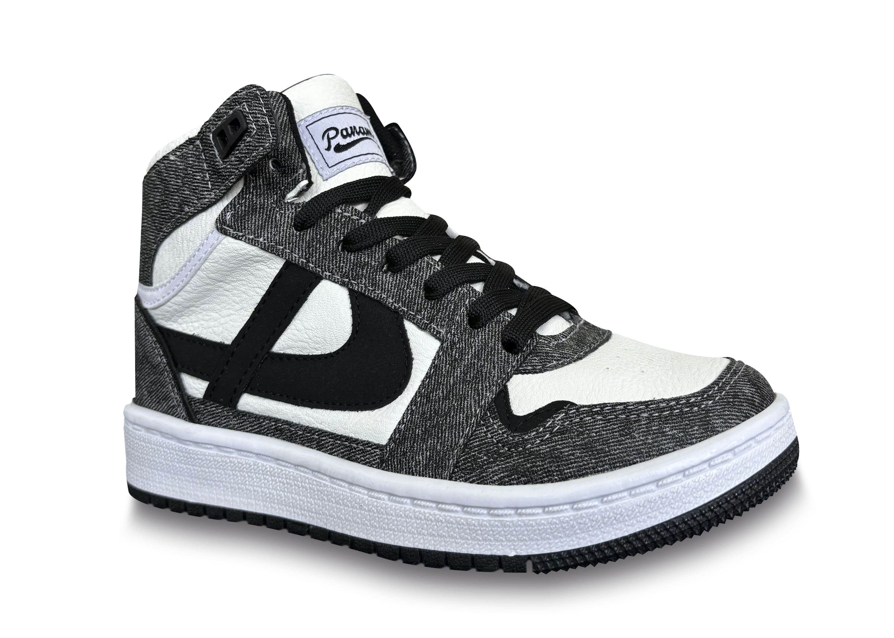 Foto 3 pulgar | Tenis Unisex Panam Bota Coyote Mezclilla Negro