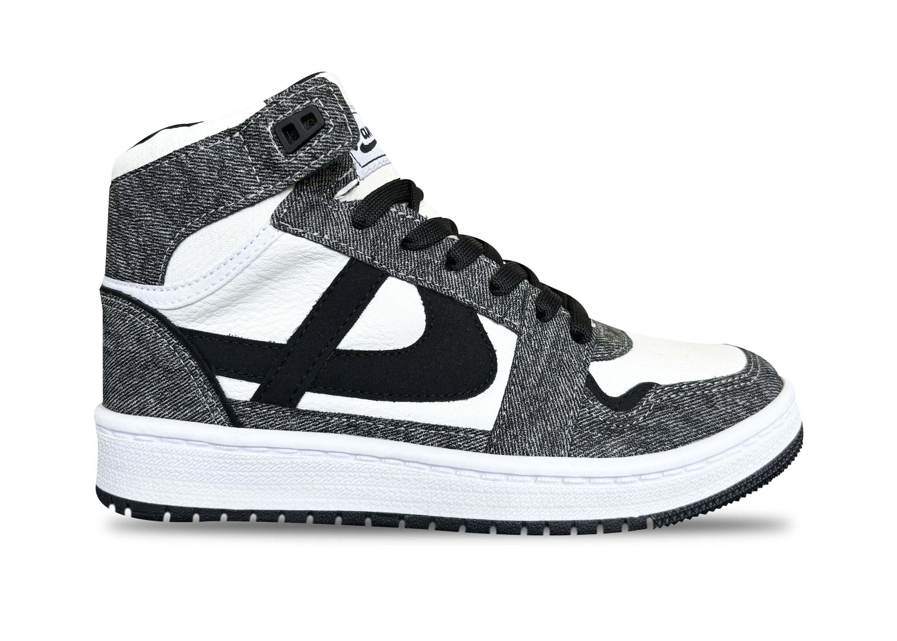 Foto 5 pulgar | Tenis Unisex Panam Bota Coyote Mezclilla Negro