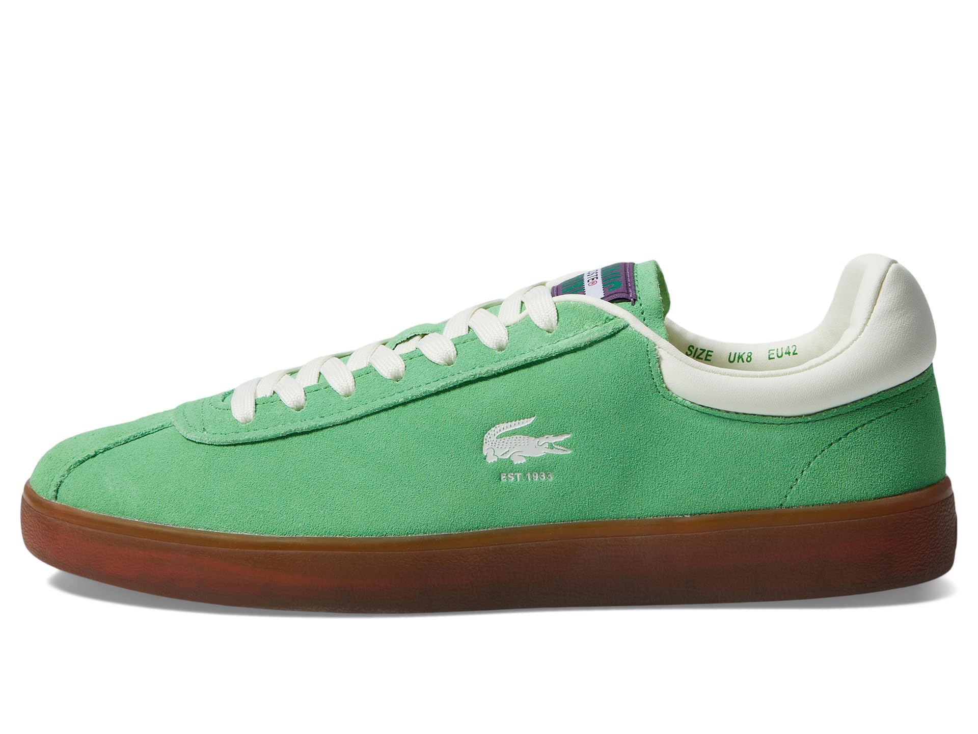 Foto 4 | Zapatilla Lacoste Baseshot Para Hombre Verde/suela De Goma Chicle - Venta Internacional.