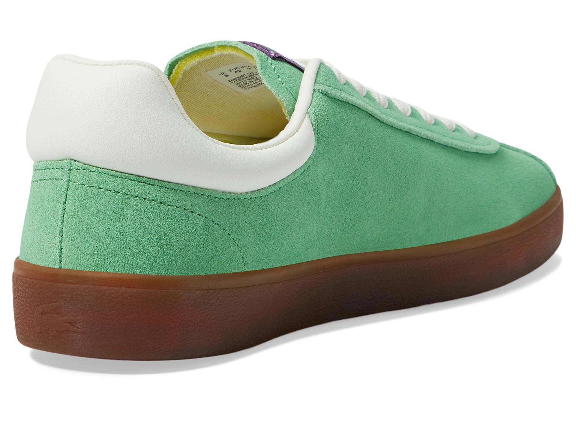 Foto 5 | Zapatilla Lacoste Baseshot Para Hombre Verde/suela De Goma Chicle - Venta Internacional.